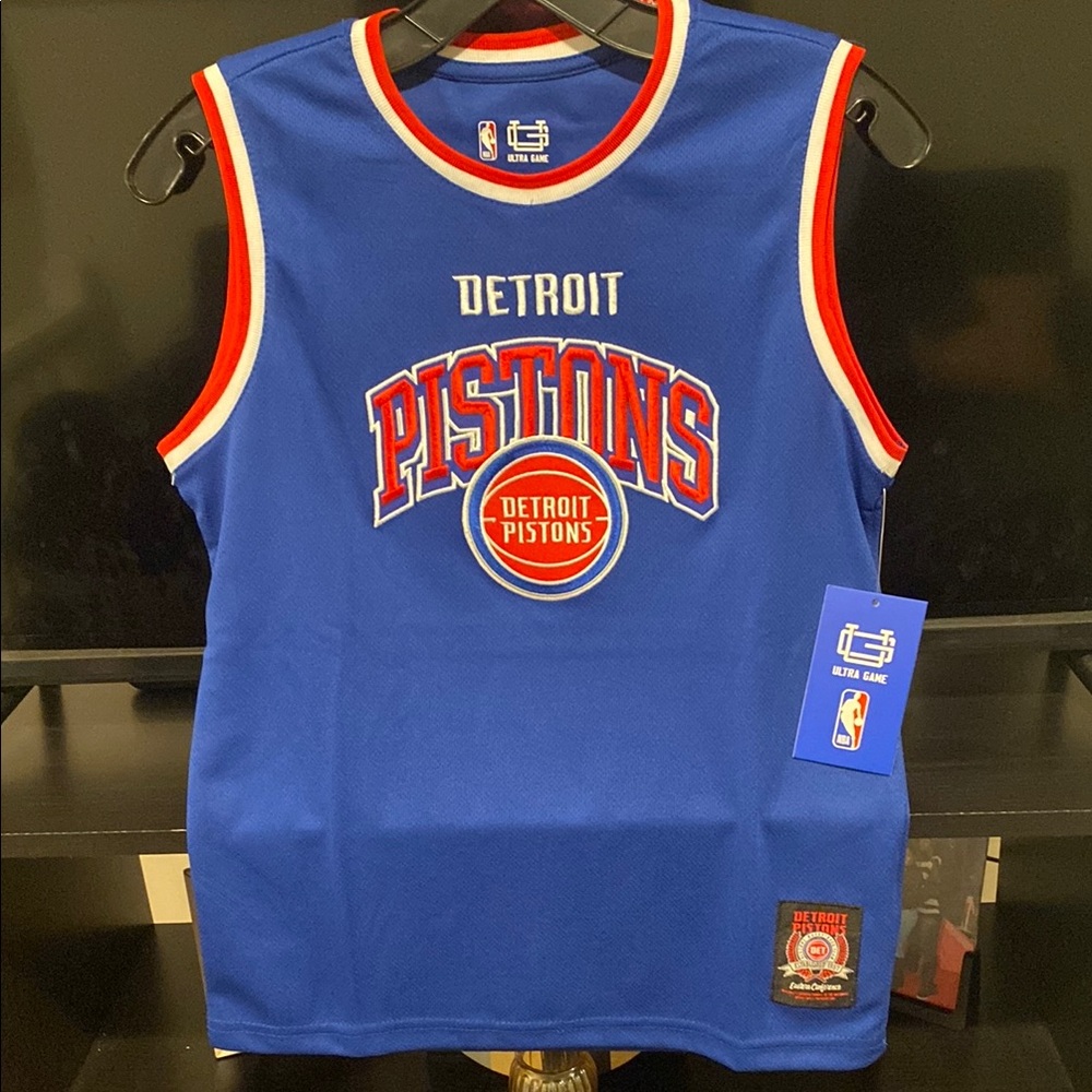 Detroit Pistons Blue Jersey